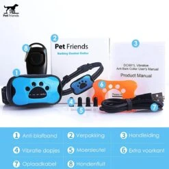 PetFriends Anti Blafband Zonder Schok - Gratis Hondenfluit - USB Oplaadbaar - Anti Blaf Apparaat - Opvoedingshalsband - Voor Grote En Kleine Honden -Hond Benodigdheden 1200x1200 1197