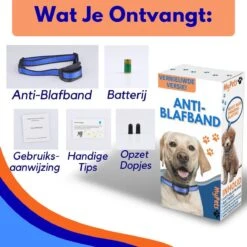 MyPets™ Anti-blafband - Anti Blaf Apparaat - Voor Kleine Honden En Grote Honden - Diervriendelijk - Opvoedingshalsband - Trainingshalsband - 2022/2023 Versie - Inclusief Batterijen -Hond Benodigdheden 1200x1200 1210