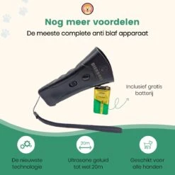 Dierboel Professionele Anti Blaf Apparaat 2022 - Diervriendelijke Ultrasoon Anti Blaf Apparaat - Voor Het Trainen Van Kleine & Grote Honden - Zonder Schok -Hond Benodigdheden 1200x1200 1215