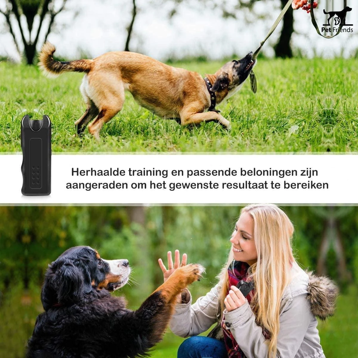 PetFriends Diervriendelijk Ultrasoon Anti Blaf Apparaat Voor Honden - Zonder Schok - Anti Blafband Alternatief - Incl. Batterij 5 PetFriends Diervriendelijk Ultrasoon Anti Blaf Apparaat Voor Honden - Zonder Schok - Anti Blafband Alternatief - Incl. Batterij - Afbeelding 5