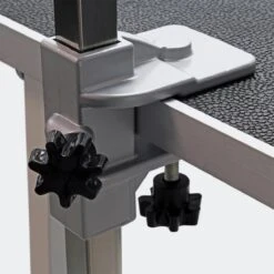 Honden Trimtafel Met Enkele Aanlijnoptie, 760 Mm Hoog, Inklapbaar; Kniptafel - Wastafel Met Lus Zwart / Grijs - Verzorgingstafel Voor Huisdieren - Multistrobe -Hond Benodigdheden 1200x1200 173