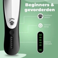 Essential Goods Professionele Hondentondeuse – Hondentrimmer - Draadloos – Opzet Kammen – Dik/Dunne Vacht - Honden/Katten - Zwart/Zilver 15 Essential Goods Professionele Hondentondeuse – Hondentrimmer - Draadloos – Opzet Kammen – Dik/Dunne Vacht - Honden/Katten - Zwart/Zilver -Hond Benodigdheden 1200x1200 177