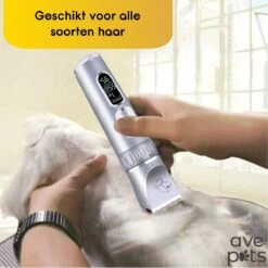 AVE Pets® Volledige Hondentondeuse Set Met Display - Draadloos Tondeuse - Scheerapparaat Voor Je Hond Of Kat - Huisdier Trimmer - Dierentondeuse - Dieren Verzorging -Hond Benodigdheden 1200x1200 2