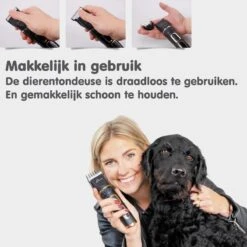 Tjilla Professionele Dieren/honden Tondeuse Set Extra Krachtig - Honden Trimmer - Lang Of Kortharige Huisdieren Katten & Honden - Draadloos - Weinig Geluid -Hond Benodigdheden 1200x1200 225