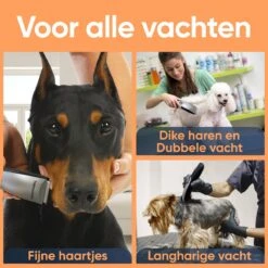 Happysnoots Hondentondeuse Draadloos Voor Dikke Vacht - Tondeuse Hond & Kat - Hondentrimmer - Professioneel Dieren Tondeuse -Hond Benodigdheden 1200x1200 241