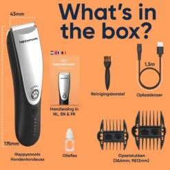 Happysnoots Hondentondeuse Draadloos Voor Dikke Vacht - Tondeuse Hond & Kat - Hondentrimmer - Professioneel Dieren Tondeuse -Hond Benodigdheden 1200x1200 242
