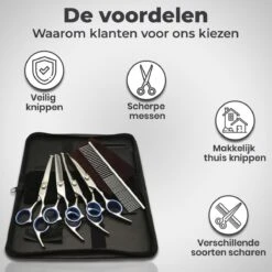 VoordeelShop 7-Delige Huisdier Knipset Met Etui - Trimmen Hond - Honden Schaar - Effileerschaar Hond - Huisdier Trimmer - Huisdier Knippen - Knipschaar Haar - Haar Schaar - Kapper - Kapperset - Scharenset -Hond Benodigdheden 1200x1200 272