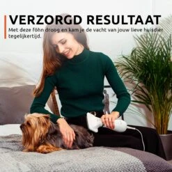 PetGoods 2-in-1 Hondenföhn – Föhn & Borstel - Honden & Katten - Low Noise -Hond Benodigdheden 1200x1200 307