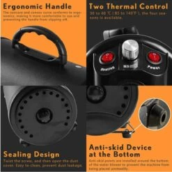 Merkloos Edward&DeVries Professionele Hondenföhn Met 4 Opzetstukken – Waterblazer Voor Honden – Stil Design – Krachtig + Extra Filter - Zwart -Hond Benodigdheden 1200x1200 325