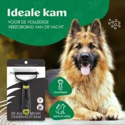 Mister Mill 2 Zijdige Ondervacht Kam Plus Slicker Borstel - Honden/Katten Kam - Voordeel Set -Hond Benodigdheden 1200x1200 394