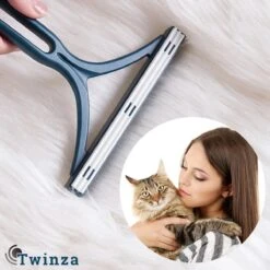 |Twinza®|Huisdierhaar Verwijderaar - Haarverwijderaar, Huisdieren - Kattenhaar - Hondenhaar - Knaagdieren - Kleding - Meubels - Donkerblauw -Hond Benodigdheden 1200x1200 400