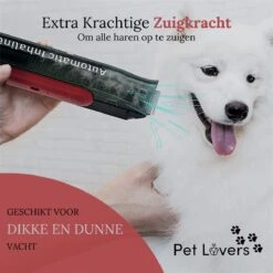 Pet Lovers - Hondentondeuse - Hondentondeuse - Automatische Inhalerende Haren - Dierentondeuse - Hondentrimmer - Hondentondeuse Dikke Vacht - Tondeuse Voor Honden - Hondentondeuse - Draadloos - 2 Opzetkammen - Honden En Katten Tondeuse -Hond Benodigdheden 1200x1200 42
