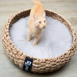 District 70 COCOON - Luxe Hondenmand Van Duurzaam Hoogwaardig Riet Met Zacht Kussen - Maten S/M/L - Large -Hond Benodigdheden 1200x1200 509