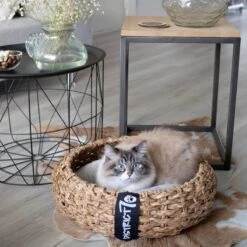 District 70 COCOON - Luxe Hondenmand Van Duurzaam Hoogwaardig Riet Met Zacht Kussen - Maten S/M/L - Large -Hond Benodigdheden 1200x1200 516