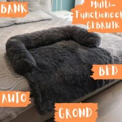 Origineel Hondendeken Voor Bank– Hondenkleed Fluffy – Pluche Hondenbed - Hondenmand Premium - Volledig Afritsbaar -Hond Benodigdheden 1200x1200 640