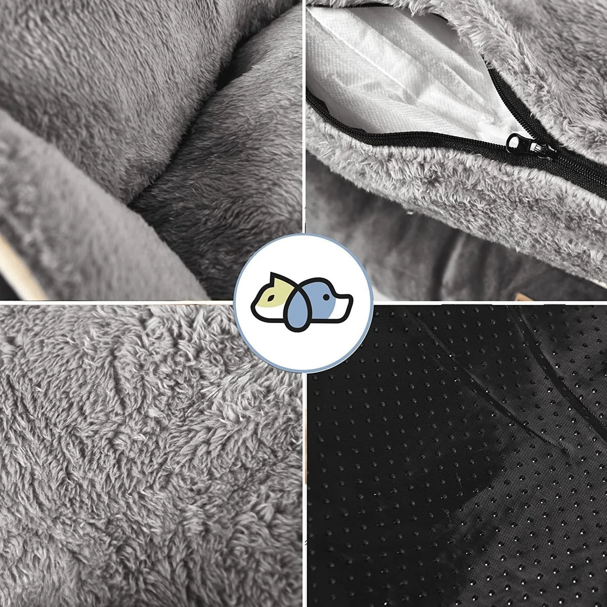 Bella & Balu Hondenbed - Verschillende Maten Voor Kleine, Middelgrote En Grote Honden | XS | Hondenbank Inclusief Verwijderbaar Honden Kussen - Pluizig, Warm, Wasbaar, Gewatteerd 3 Bella & Balu Hondenbed - Verschillende Maten Voor Kleine, Middelgrote En Grote Honden | XS | Hondenbank Inclusief Verwijderbaar Honden Kussen - Pluizig, Warm, Wasbaar, Gewatteerd - Afbeelding 3