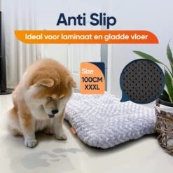 Happysnoots Hondenkussen 70 X 50cm - Hondenbed - Donut Dog Bed - Fluffy - Grijs - Wasbaar -Hond Benodigdheden 1200x1200 716