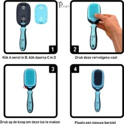 Petsify - Dierenborstel - Professionele 5 In 1 Hondenborstel - Voor Hond En Kat - Tweezijdig - Hondenkam - Kattenborstel - Kattenkam -Hond Benodigdheden 1200x1200 72