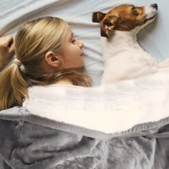 Hondendeken, Fleece, Waterdicht, Wasbaar, Hondenmat, Huisdier, Warme Zachte Deken Voor Hondendeken, Kattendeken, Deken Voor Katten En Honden, Waterdichte Deken Voor Bank, Bed, 150 X 127 Cm -Hond Benodigdheden 1200x1200 809