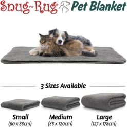 Snug-Rug Huisdier Deken Voor Honden En Katten – Small Slate Grey Kattendeken Hondendeken – Vetbed Hond Bench Bank Fleece Kat Dierendeken Kattendekentjes Kattendekentje Dierenmat Hondenmat Plaid Kattendekens Kattenplaid -Hond Benodigdheden 1200x1200 811
