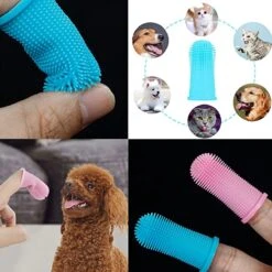 Doodadeals® 4 Stuks Siliconen Honden Tandenborstel - Tanden Borstel Hond - Silicone Dog Tootbrush - Multikleur -Hond Benodigdheden 1200x1200 817