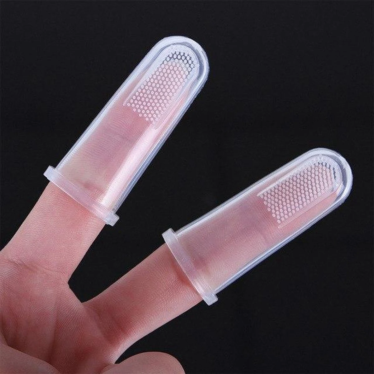 Merkloos Vinger Tandenborstel – 2 X 11 Merkloos Vinger Tandenborstel – 2 X - Afbeelding 11