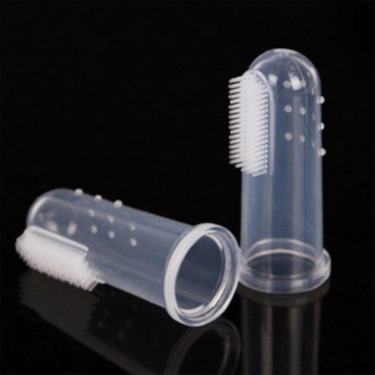 Merkloos Vinger Tandenborstel – 2 X 13 Merkloos Vinger Tandenborstel – 2 X - Afbeelding 13