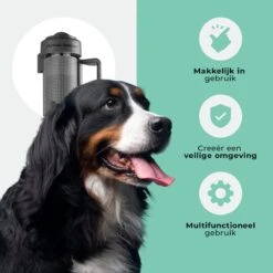 Château Animaux® - Tot 180cm Breed Traphekje Oprolbaar Hond - Stijlvolle Oplossing - Dieren Hek - Honden Hek -Hond Benodigdheden 1200x1200 861