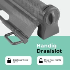 Château Animaux® - Tot 180cm Breed Traphekje Oprolbaar Hond - Stijlvolle Oplossing - Dieren Hek - Honden Hek -Hond Benodigdheden 1200x1200 862