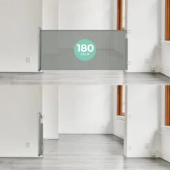 Château Animaux® - Tot 180cm Breed Traphekje Oprolbaar Hond - Stijlvolle Oplossing - Dieren Hek - Honden Hek -Hond Benodigdheden 1200x1200 863