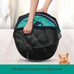 Meisterpet - Opvouwbare Puppyren Rond - (Ø X H) 115 X 58 Cm - Met Gratis Dieren Verzorging Set -Hond Benodigdheden 1200x1200 869