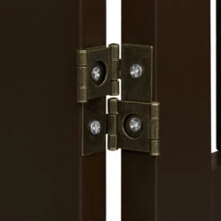 Relaxdays Veiligheidshekje Hout - 92 Cm Hoog - Hondenhek - Inklapbaar - Bruin - 3 Panelen -Hond Benodigdheden 1200x1200 878