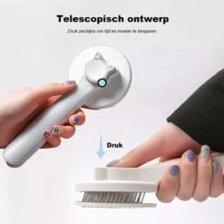 Kattenborstel - Kattenkam - Hondenborstel - Kattenhaar Verwijderaar - Haarverwijderaar Voor Huisdieren - Kattenhaar - Hondenhaar - Haarverwijderaar Voor Huisdieren - Langharig/Kortharig - Katten Accessoires - Katten - Blauwe Kleur -Hond Benodigdheden 1200x1200 89