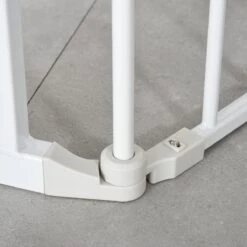 PawHut Afschermhek Voor Honden Veiligheidshek Hondenhek 3 Elementen Kunststof Wit D06-100V01 -Hond Benodigdheden 1200x1200 890