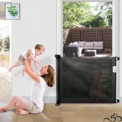 Caedentes - Hondenhek – Inrolbaar – Dierenhek -tot 150cm Uitrolbaar – Zwart -Hond Benodigdheden 1200x1200 913