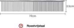 Merkloos Anti-Klit- Kam - Haarverwijderaar Voor Huisdieren - Pijnloos - Roestvrijstaal - Huisdiervriendelijk -Hond Benodigdheden 1200x468