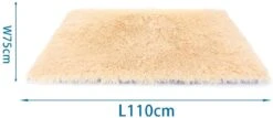 Nobleza Fluffy Benchkussen - Dierenkussen - Hondenkussen - Kattenkussen - Benchmat - Dierenmat - Hondenmat - Kattenmat - Crème - Maat L -Hond Benodigdheden 1200x521 1