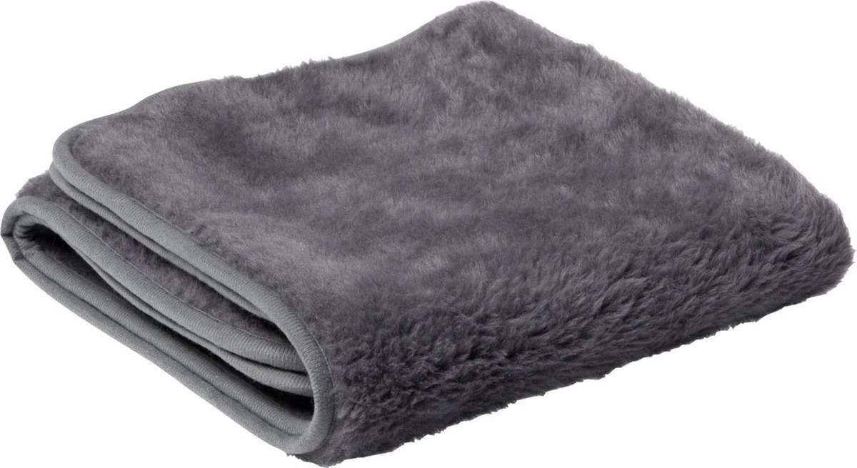 Adori Vetbed Basic - Dierendeken - Grijs - 75 X 46 Cm 2 Adori Vetbed Basic - Dierendeken - Grijs - 75 X 46 Cm - Afbeelding 2