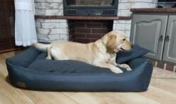 Merkloos Hondenmand Antraciet 120x90 Cm - Wasbaar Hondenkussen - Waterdicht Hondenbed -Hond Benodigdheden 1200x716