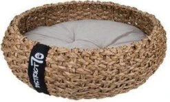 District 70 COCOON - Luxe Hondenmand Van Duurzaam Hoogwaardig Riet Met Zacht Kussen - Maten S/M/L - Large -Hond Benodigdheden 1200x722