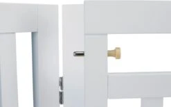 Trixie Hondenhek Met Deur Wit - 60-160 X 81 CM -Hond Benodigdheden 1200x747 1