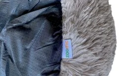 Zootic Fluffy Hondenkussen Hondenmand Hondenbed - Grijs 100 X 90 Cm -Hond Benodigdheden 1200x749 2