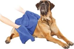 Dierenhanddoek Microvezel - Honden En Katten - Incl. Handvatten - 40x60 Cm - Blauw -Hond Benodigdheden 1200x799 4
