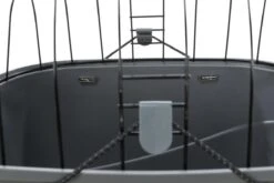 Trixie Fietsmand Voor Bagagedrager Met Draadkoepel Kunststof Grijs (46X36X47 CM) -Hond Benodigdheden 1200x800 40