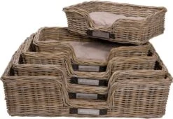 Happy-House Rieten Hondenmand - XL - 90 X 70 Cm Incl Kussen -Hond Benodigdheden 1200x828 2