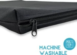 Topmast Waterproof Benchkussen - Nylon - Zwart - 60 X 45 Cm - Benchmat - Benchmatras - Waterafstotend - Hondenkussen -Hond Benodigdheden 1200x854 3