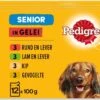 Pedigree Senior In Gelei Honden Natvoer - Vlees En Gevogelte In Gelei - 48 X 100 Gr
