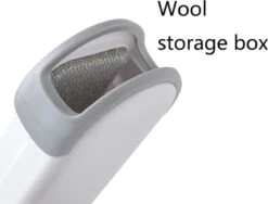 IGOODS - Pet Hair Remover - Hond & Kat Roller Brush - Dubbelzijdig Bont Ontharingsgereedschap Met Zelfreinigende Basis - Reismaatborstel - Voor Kleding - Bank - Tapijt - Autostoel GRIJS -Hond Benodigdheden 1200x915