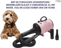 Forgoods Professionele Hondenfohn - Waterblazer Voor Honden - Hondenfohn Met 4 Opzetstukken - 2800W Verstelbaar Vermogen - Roze 15 Forgoods Professionele Hondenfohn - Waterblazer Voor Honden - Hondenfohn Met 4 Opzetstukken - 2800W Verstelbaar Vermogen - Roze -Hond Benodigdheden 1200x942