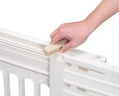 Iris Ohyama Huisdier Bariere PBR-600 - Kunststof - Wit/Beige - Uitschuifbaar -Hond Benodigdheden 1200x965 2